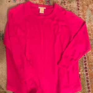 Hot pink sweater - XL
